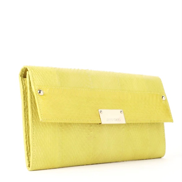 Jimmy Choo Exotic leathers clutch bag - Picture 1 of 2